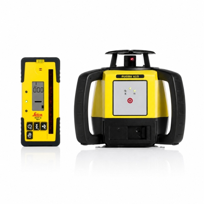 Laser Obrotowy Leica Rugby 610 z odbiornikiem RE160